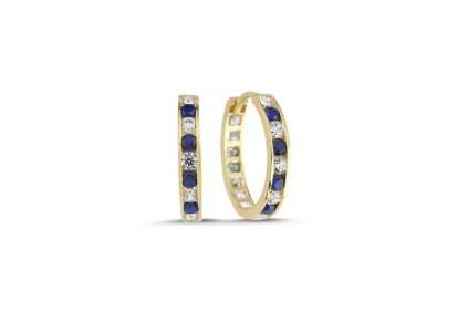 Baget Yuvarlak  Büyük Boy Halka Küpe