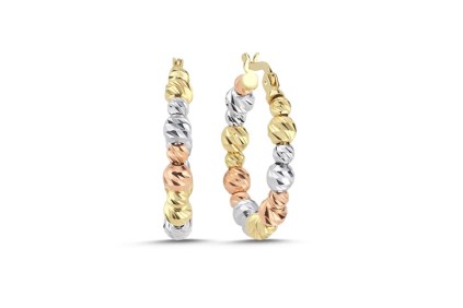 Dorika Toplu Büyük Boy Küpe (2,5x2,5 cm 2,5 mm)