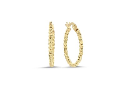 Dorika Toplu Orta Boy Küpe (2x2 cm 1,1 mm)