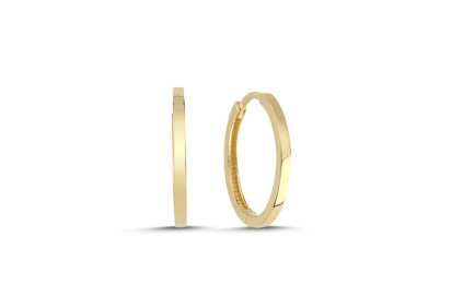 Orta Boy Halka Küpe (2x2 cm 1 mm)