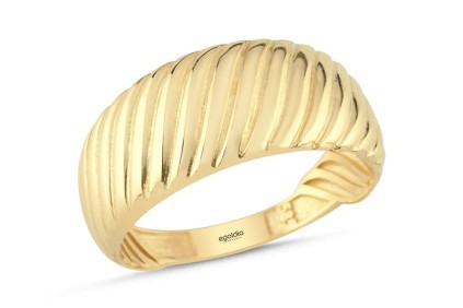 Midye Çizgi Tasarım Yüzük