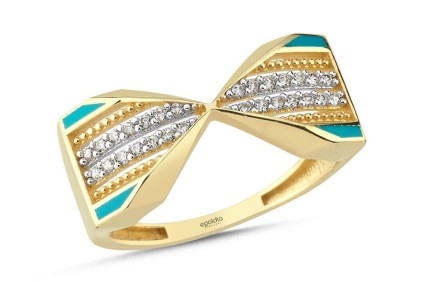 Papyon Taşlı Nineli Yüzük