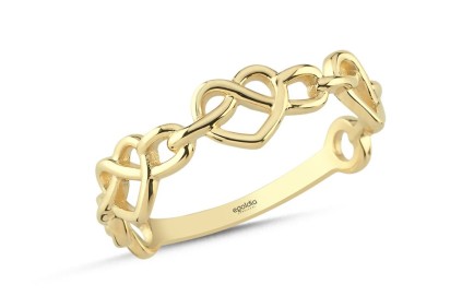 Kalp Sonsuz Tasarım Yüzük