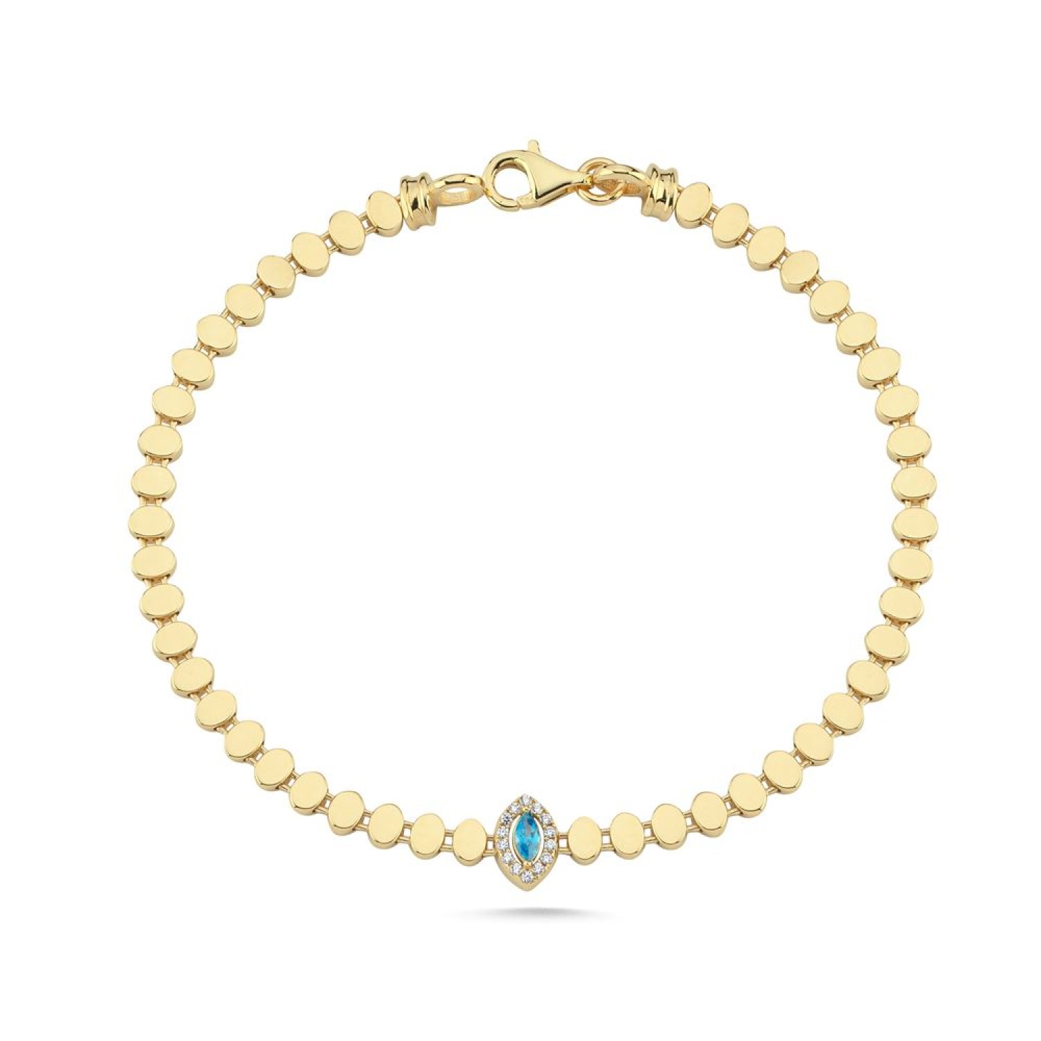 Göz Tasarım Taşlı Bileklik