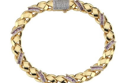 Mor Taşlı Modern Gurmet Bileklik