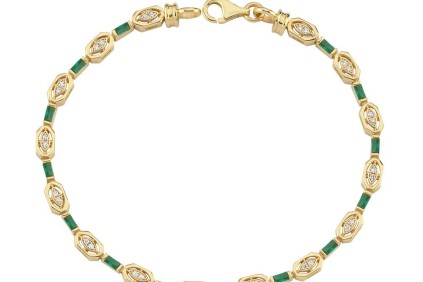 Altıgen Ve Kare Renkli Taşlı Bileklik