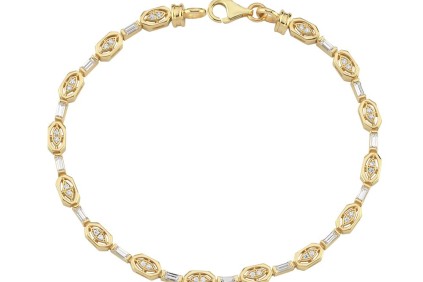 Altıgen Ve Kare Renkli Taşlı Bileklik