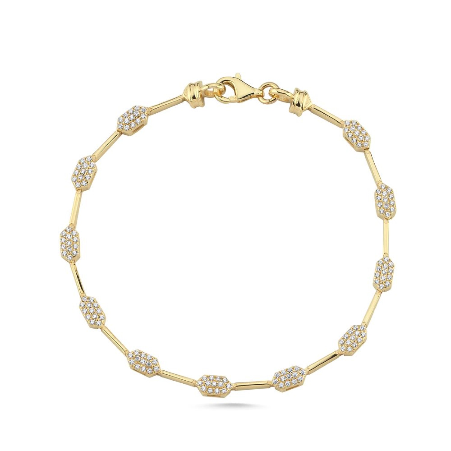 Oval Taşlı Bileklik