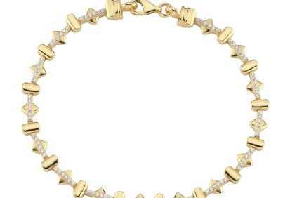 Üçgen Dikdörtgen Taşlı Bileklik