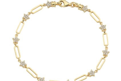 Yıldız Kare Tasarım Taşlı Bileklik