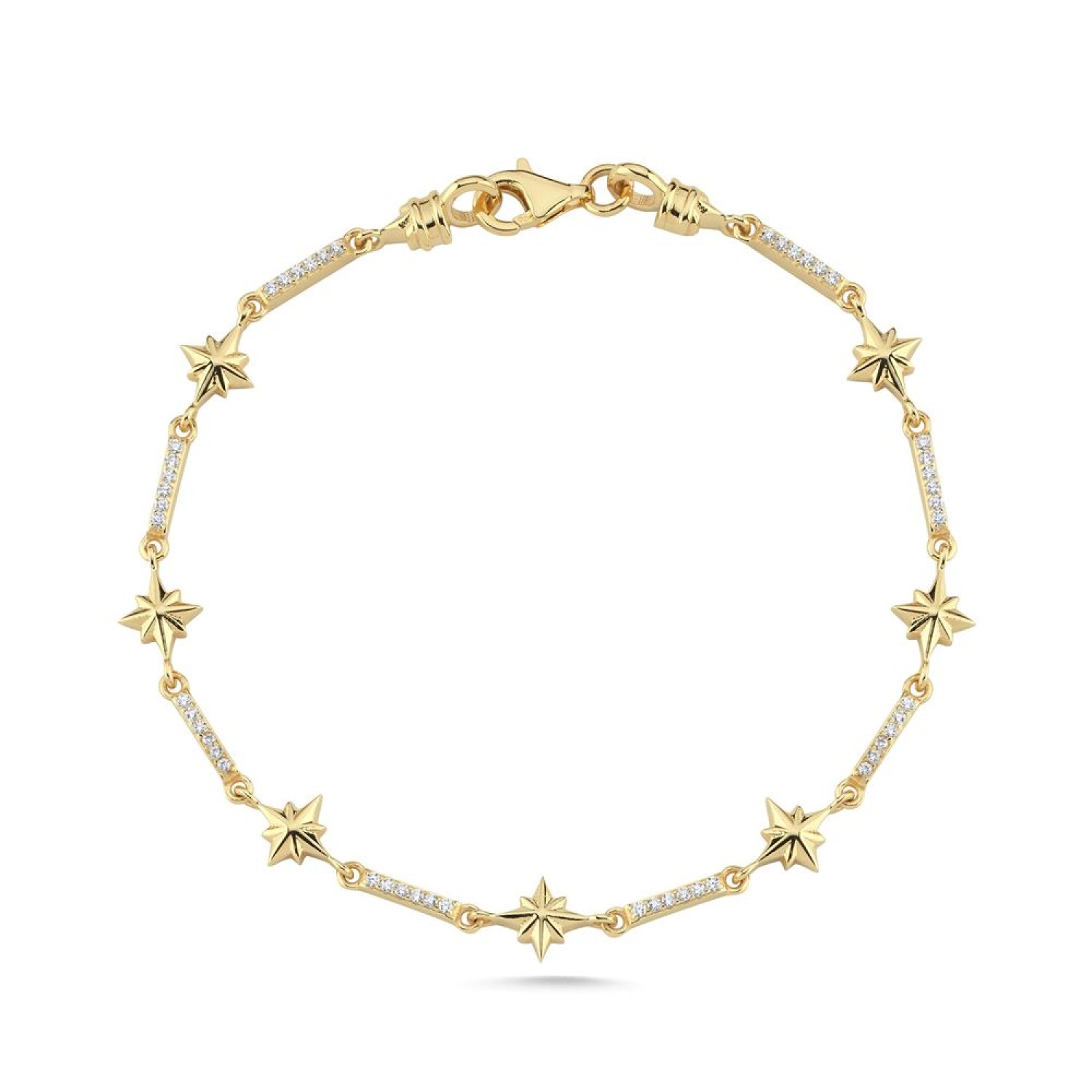 Kutup Yıldız Taşlı Bileklik