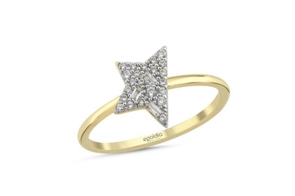 Yıldız Tasarım Taşlı Yüzük