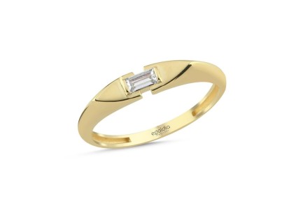 Üçgen Tasarım Baget Yüzük