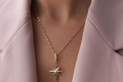 Kuzey Yıldızı Kolye Ucu