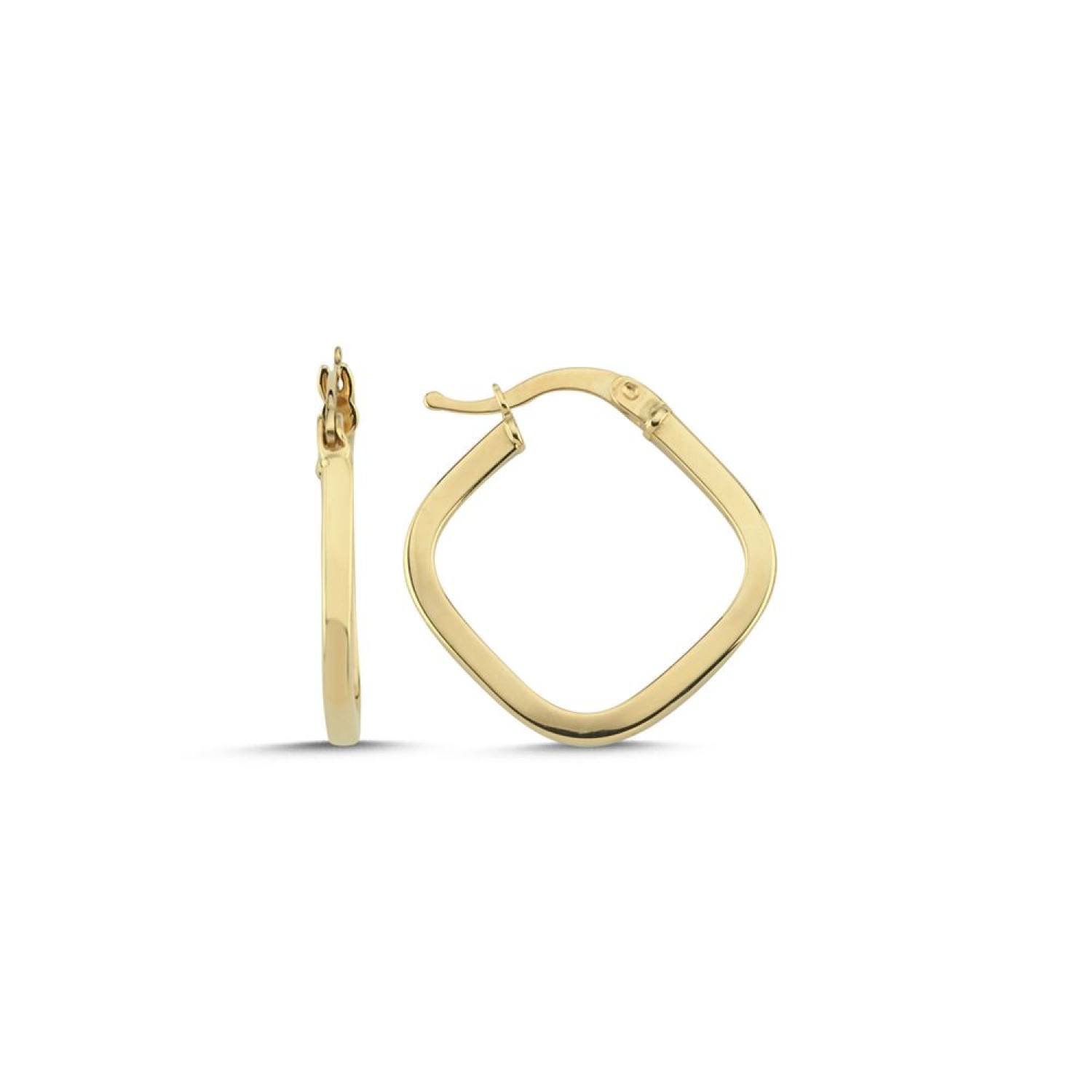 Kare Oval Tasarım Küpe