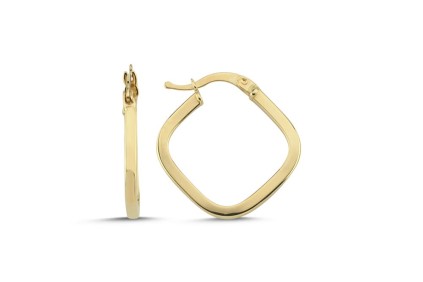 Kare Oval Tasarım Küpe