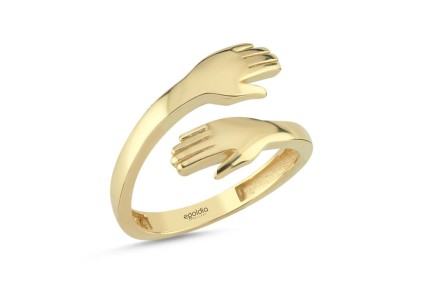 El Kucaklayan Tasarım Yüzük