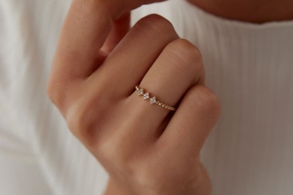 Baget Küp Tasarım Yüzük