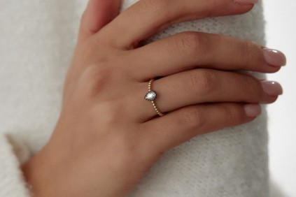 Damla Tatşlı Burgu Yüzük