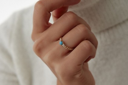 Gurmet Firuze Taşlı Yüzük