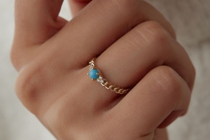 Gurmet Firuze Taşlı Yüzük