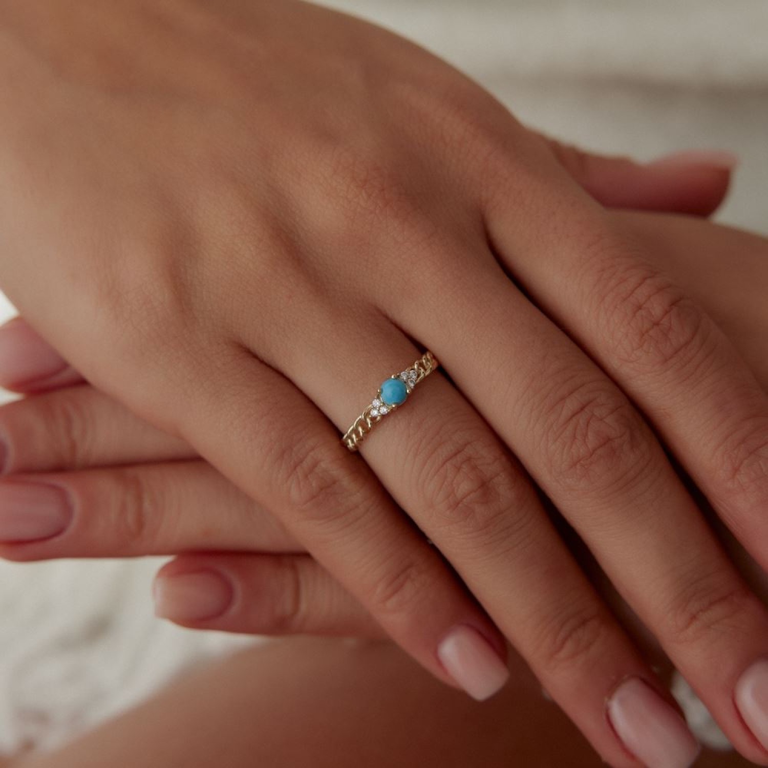 Gurmet Firuze Taşlı Yüzük