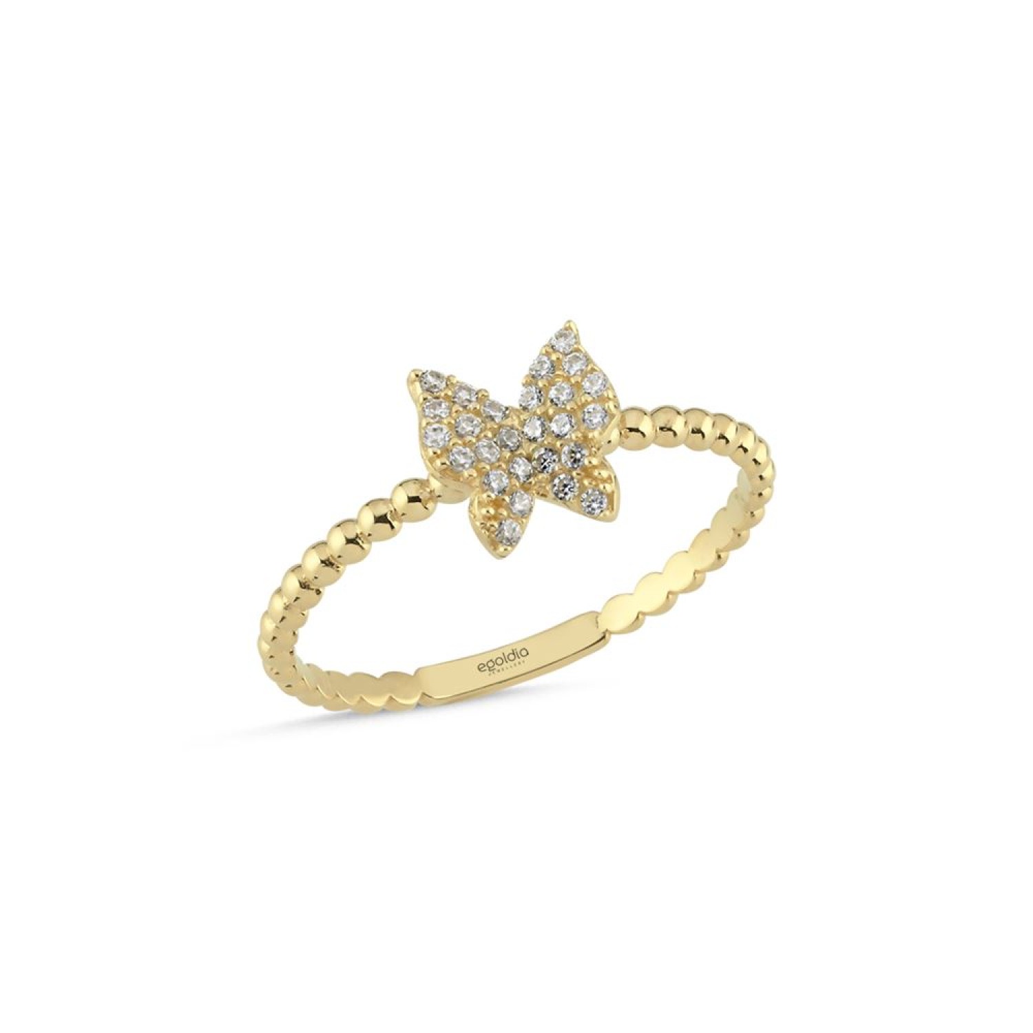 Kelebek Taşlı Yüzük