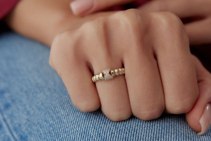 Burgu Tasarım Taşlı Yüzük