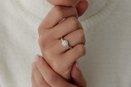 Çark Tasarım Taşlı Yüzük