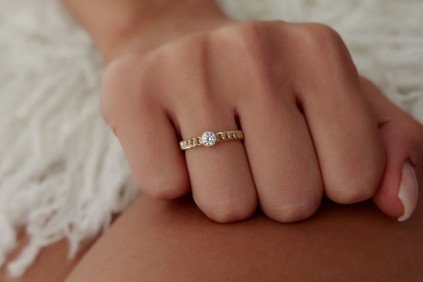 Gurmet Oval Taşlı Yüzük