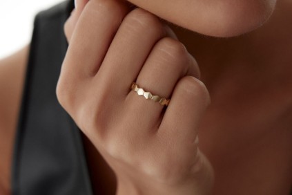 Petek Tasarım Yüzük