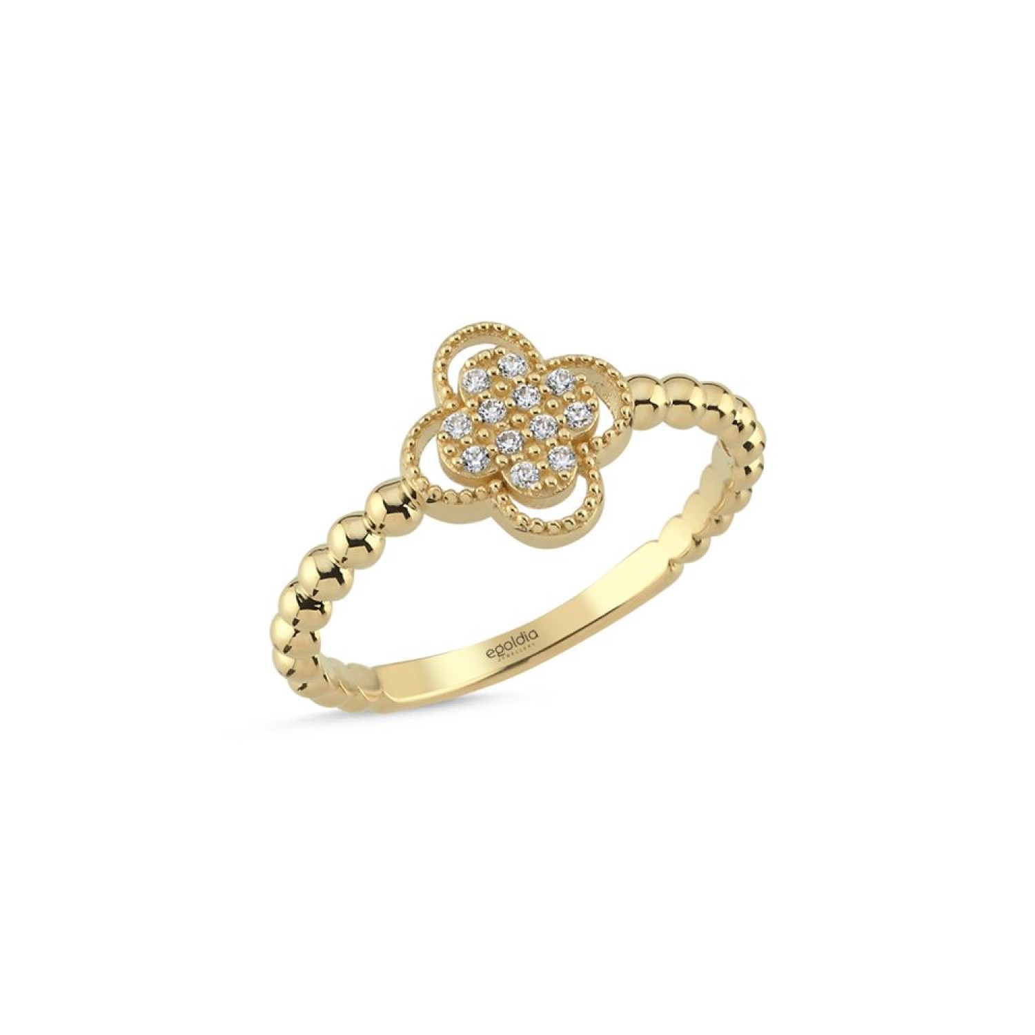 Yonca Taşlı Yüzük