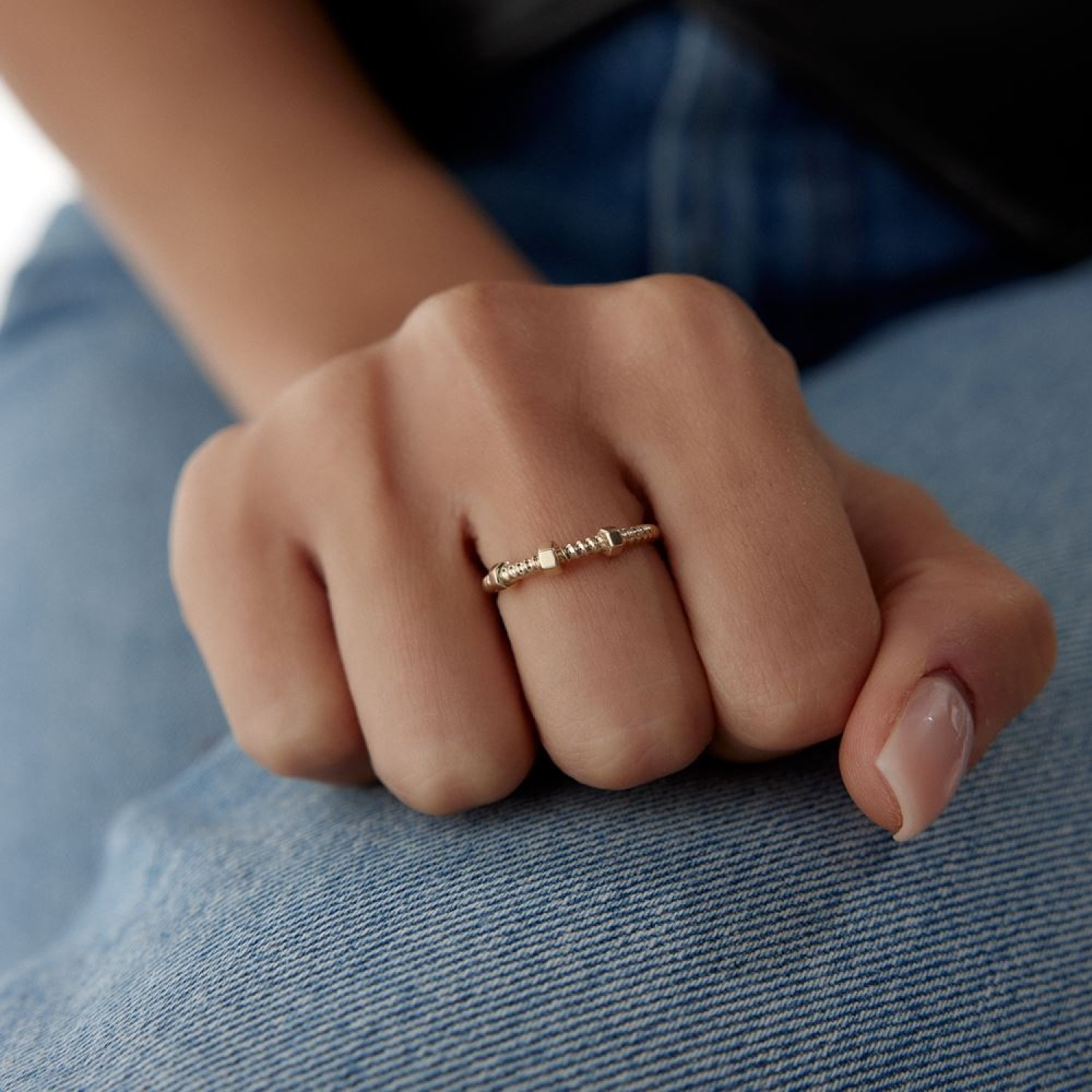 Somun Vida Burgu Tasarım Yüzük