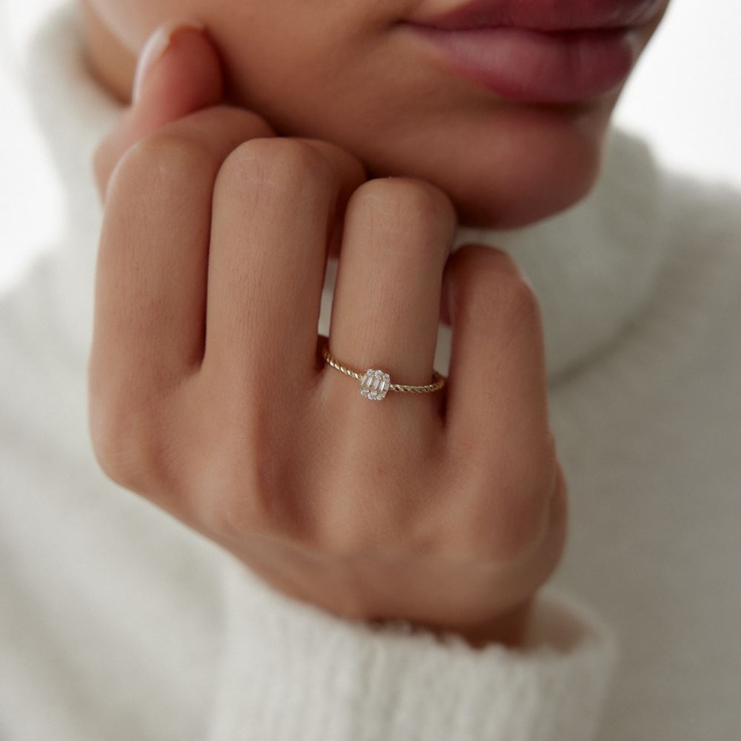 Baget Burgu Tasarım Yüzük