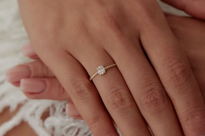 Baget Burgu Tasarım Yüzük