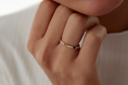 Renga Renkli Taşlı Yüzük