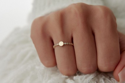 Oval Taşlı Yüzük