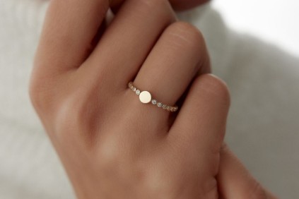 Oval Taşlı Yüzük