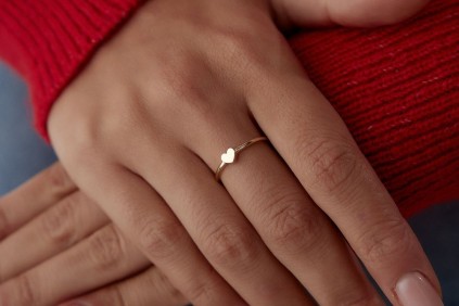 Kalp Tasarım Yüzük