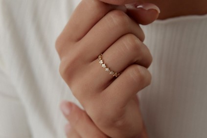 Yıldız Taşlı Yüzük