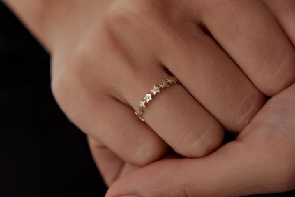 Yıldız Taşlı Yüzük