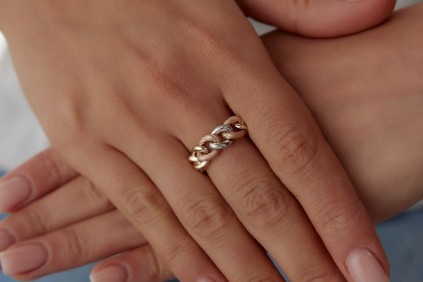 Üç Renk Burgu Yüzük