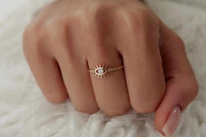 Göz Taşlı Yüzük