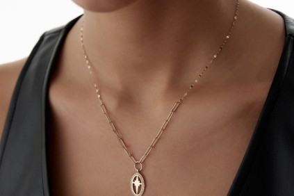 Kutup Yıldız Taşlı Kolye