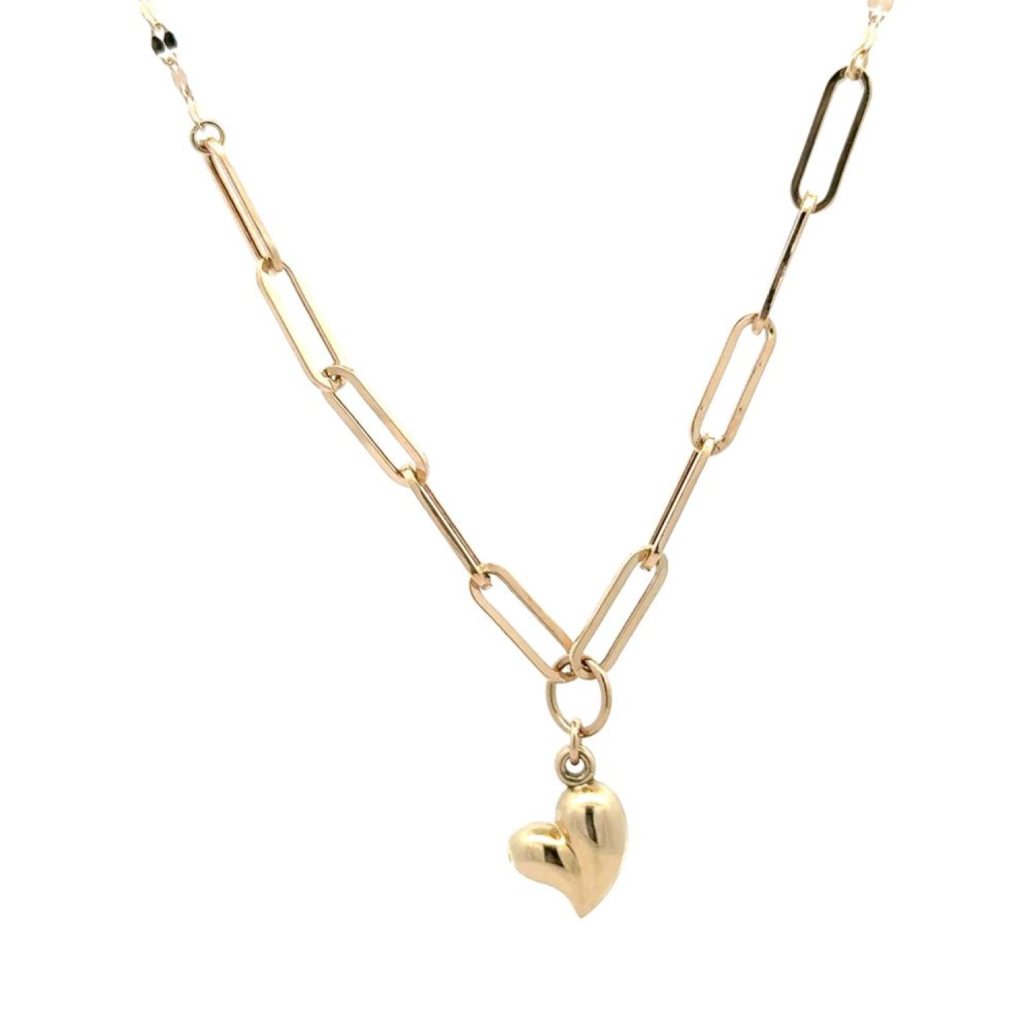 Kalp Ataç Pullu Kolye