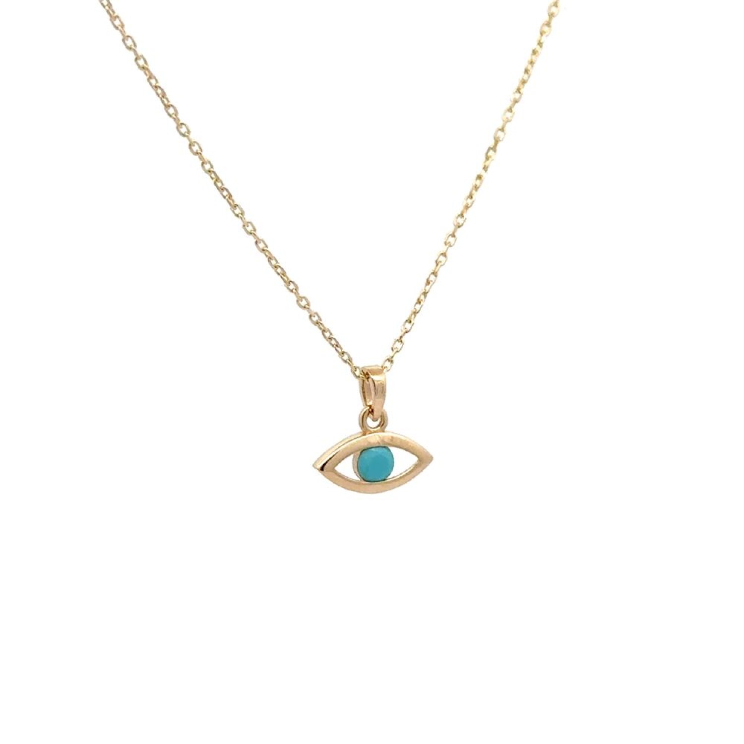 Göz Firuze Taşlı Kolye