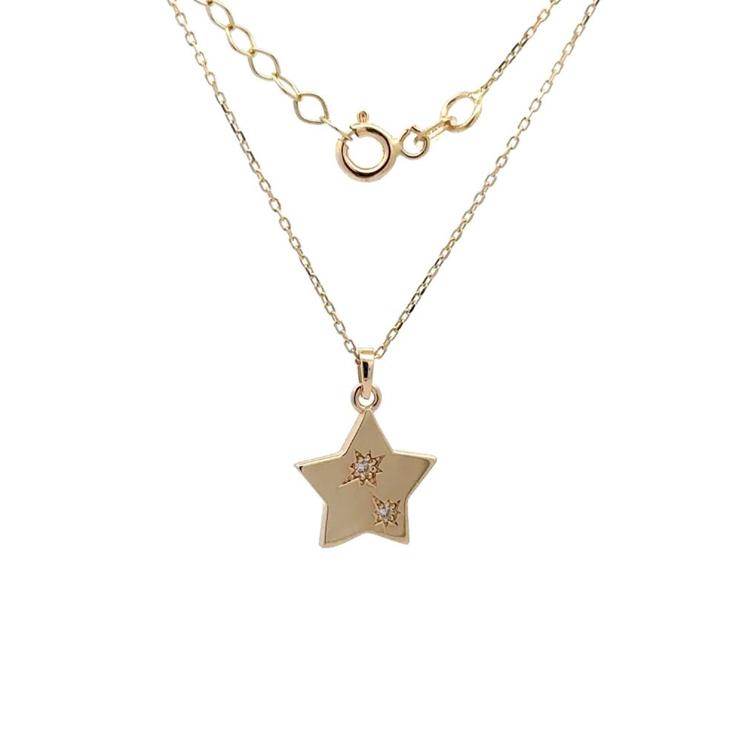 Yıldız Taşlı Tasarım Kolye