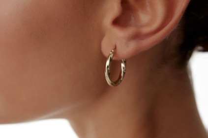 Burgu Tasarım Halka Küpe