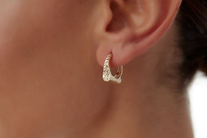 Yüzük Tasarım Kalemli Küpe