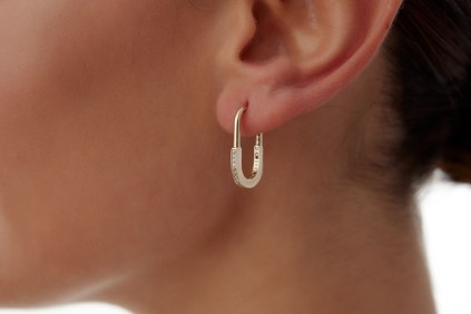 U Tasarım Taşlı Küpe